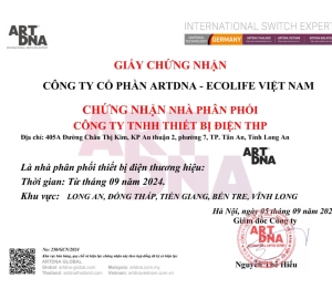 Đại lý phân phối công tắc, ổ cắm ARTDNA